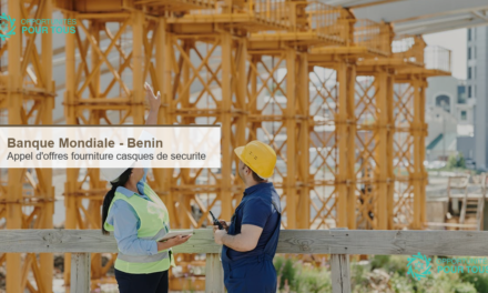 Banque Mondiale : appel d&rsquo;offres pour la fourniture de casques de securite au Benin
