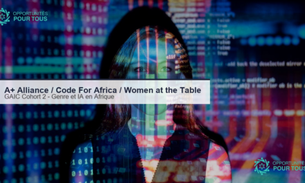 GAIC Cohort 2 : A+ Alliance, Code For Africa et Women at the Table accompagnent les organisations feminines avec l&rsquo;IA