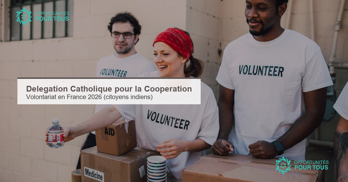 Volontariat en France 2026 : la Delegation Catholique pour la Cooperation ouvre ses missions aux citoyens indiens
