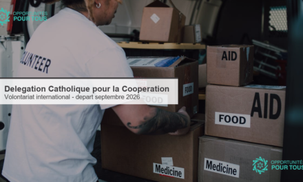 DCC : opportunites de Volontariat de Solidarite Internationale et de Service Civique pour septembre 2026
