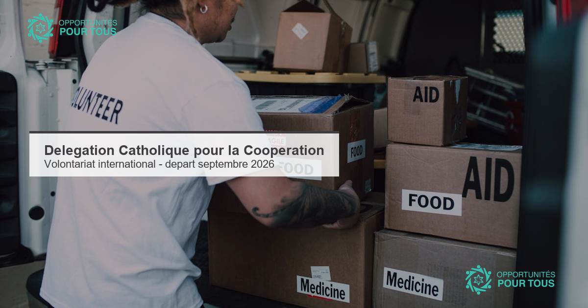 DCC : opportunites de Volontariat de Solidarite Internationale et de Service Civique pour septembre 2026