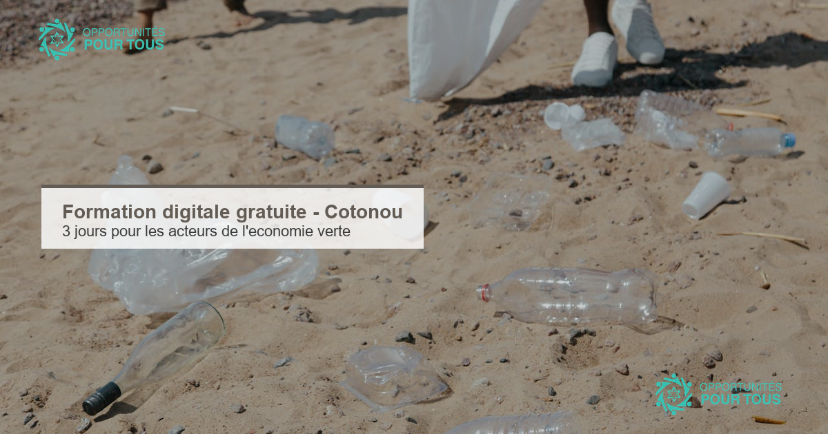 Cotonou : 3 jours de formation digitale gratuite pour les acteurs de l&rsquo;economie verte