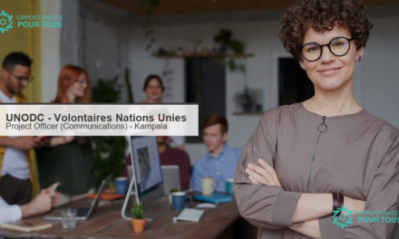 UNODC recrute un(e) Volontaire des Nations Unies – Project Officer (Communications) a Kampala