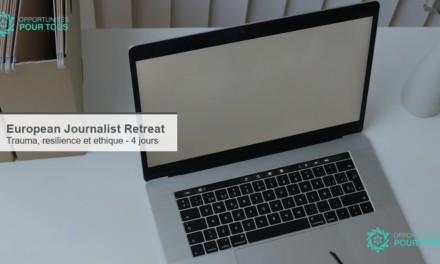 European Journalist Retreat 2026 : 4 jours sur le trauma, la resilience et le reportage ethique
