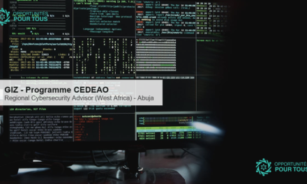 GIZ recrute un Regional Cybersecurity Advisor (Afrique de l&rsquo;Ouest) a Abuja pour appuyer la CEDEAO
