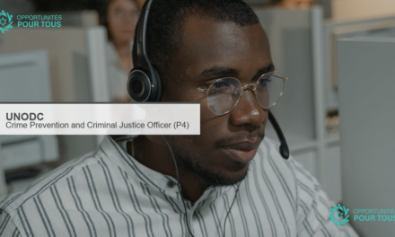 UNODC recrute un Crime Prevention and Criminal Justice Officer (P4) a Vienne