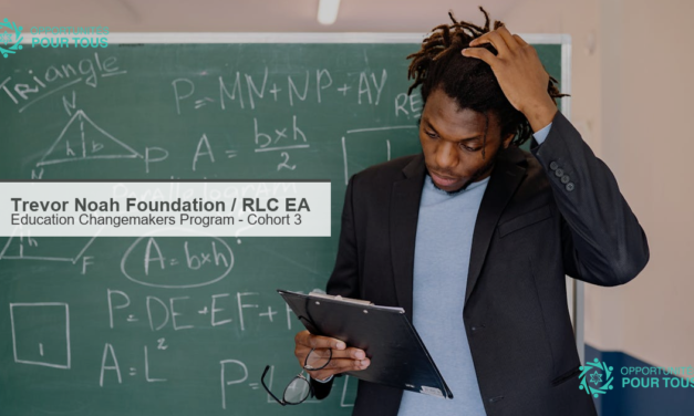 Trevor Noah Foundation et RLC East Africa lancent l&rsquo;Education Changemakers Program (Cohort 3)