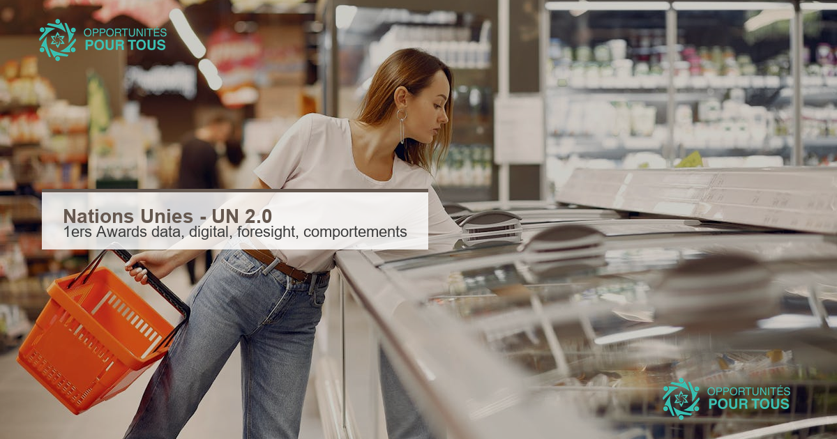 Nations Unies : 1ere edition des UN 2.0 Awards – donnees, numerique, prospective et innovation comportementale