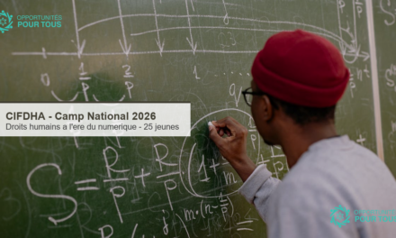 CIFDHA – Camp National 2026 : 25 jeunes selectionnes sur les Droits Humains a l&rsquo;ere du numerique