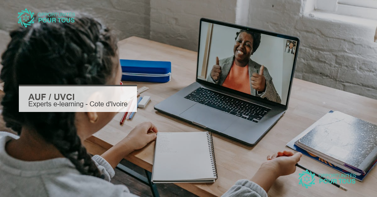 Recrutement de deux experts e-learning par l&rsquo;AUF et l&rsquo;UVCI en Côte d&rsquo;Ivoire