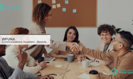 Stage en communication à distance chez WFUNA – système des Nations Unies