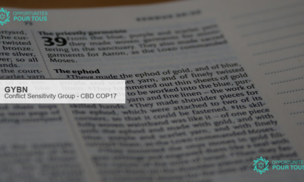 Rejoignez le groupe Sensibilité aux Conflits du GYBN pour la COP17 Biodiversité