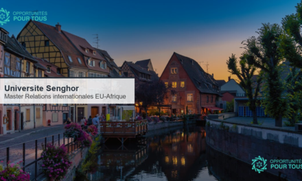 Master Relations internationales Coopération Europe-Afrique – Université Senghor (date prolongée)