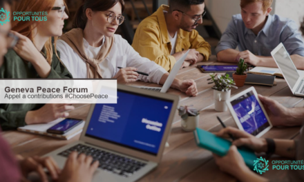 Geneva Peace Forum 2026 : appel à contributions sous le thème #ChoosePeace