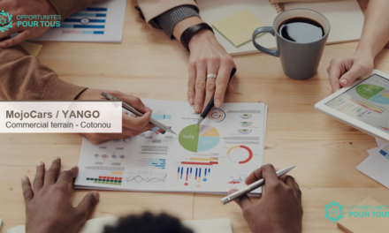 MojoCars recrute un commercial terrain à Cotonou en partenariat avec YANGO