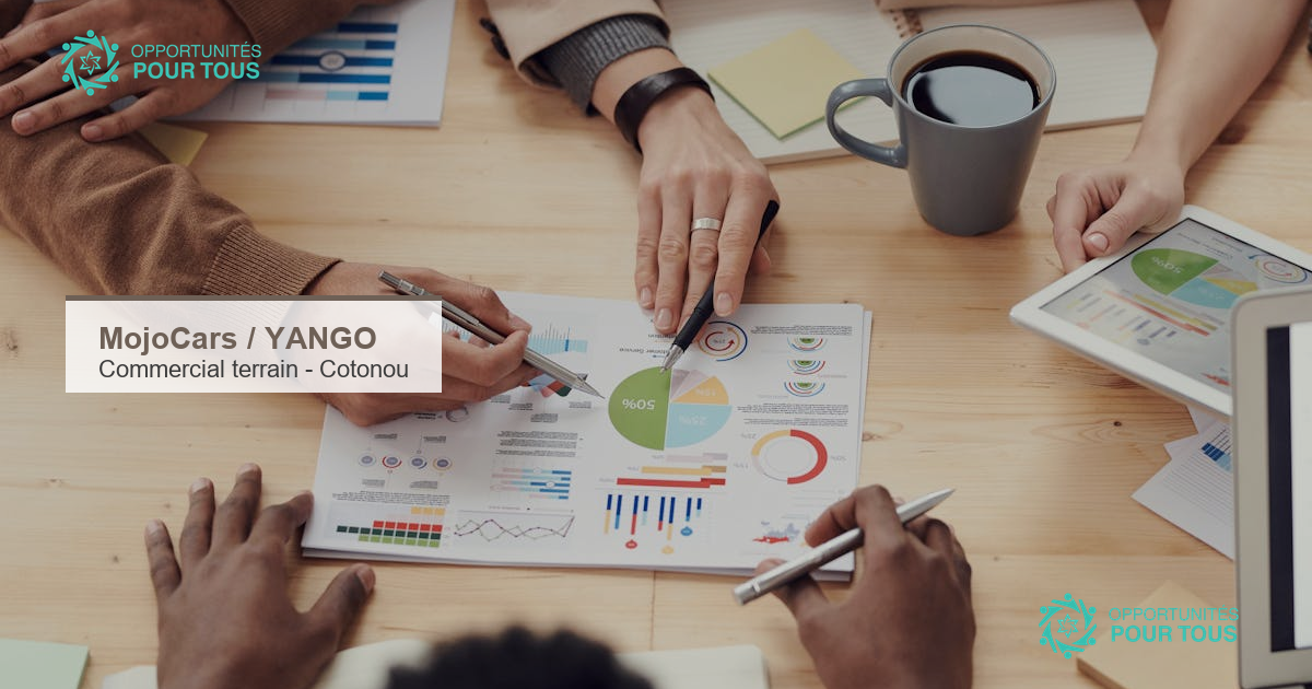 MojoCars recrute un commercial terrain à Cotonou en partenariat avec YANGO