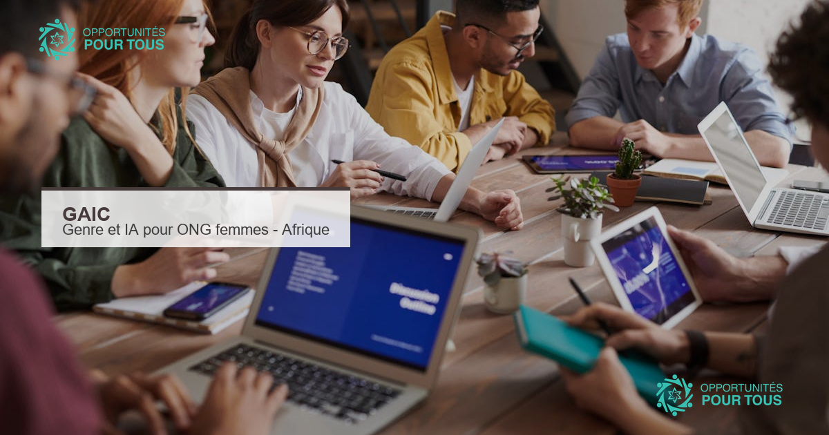 Collectif GAIC : formation gratuite en Genre et IA pour les ONG de droits des femmes en Afrique