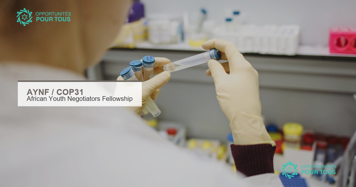 African Youth Negotiators Fellowship 2026 : formation gratuite et accès à la COP31 pour jeunes Africains