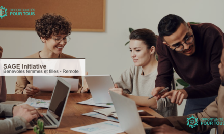 SAGE Initiative recrute 16 bénévoles à distance pour l’empowerment des femmes et filles