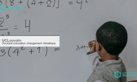 Doctorat entièrement financé à UCLouvain en éducation au changement climatique – 4 ans en Belgique