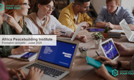 Africa Peacebuilding Institute : formation annuelle en transformation des conflits – juillet 2026