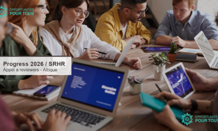 Progress 2026 : appel à reviewers pour les innovations SRHR en Afrique