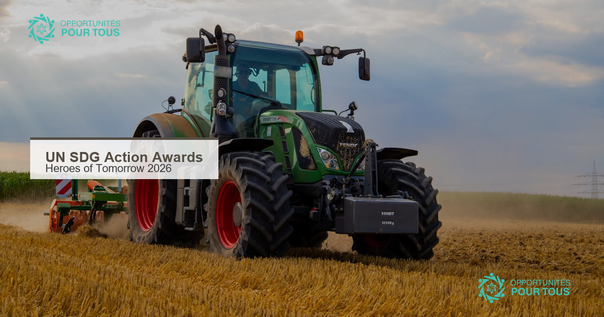 UN SDG Action Awards 2026 : candidatez pour les Heroes of Tomorrow des Nations Unies