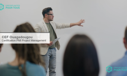 Certification internationale PMI en gestion de projet à Ouagadougou avec le CEF