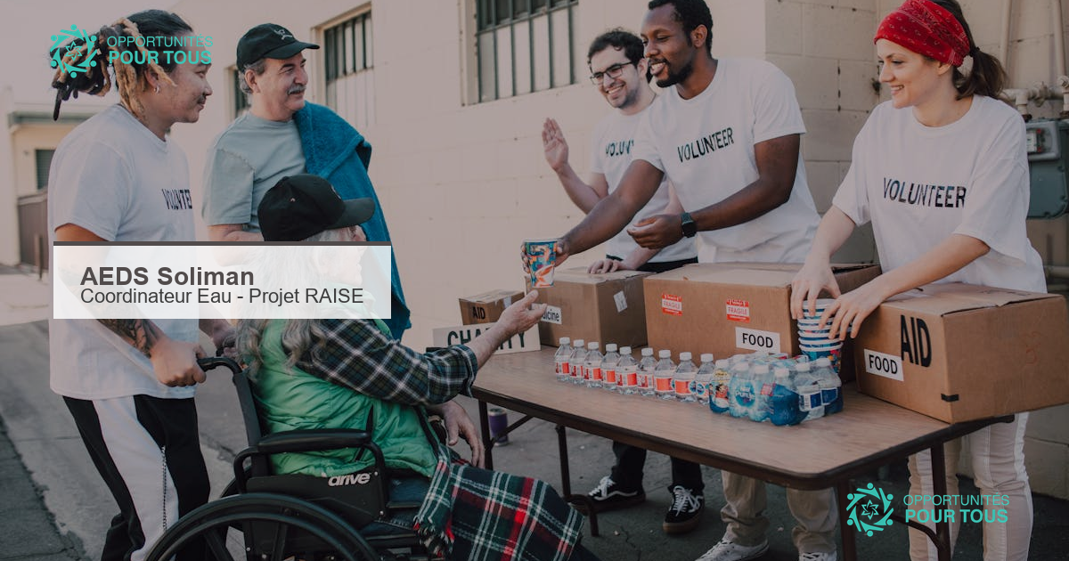 AEDS Tunisie recrute un(e) coordinateur(trice) de la composante Eau du projet RAISE