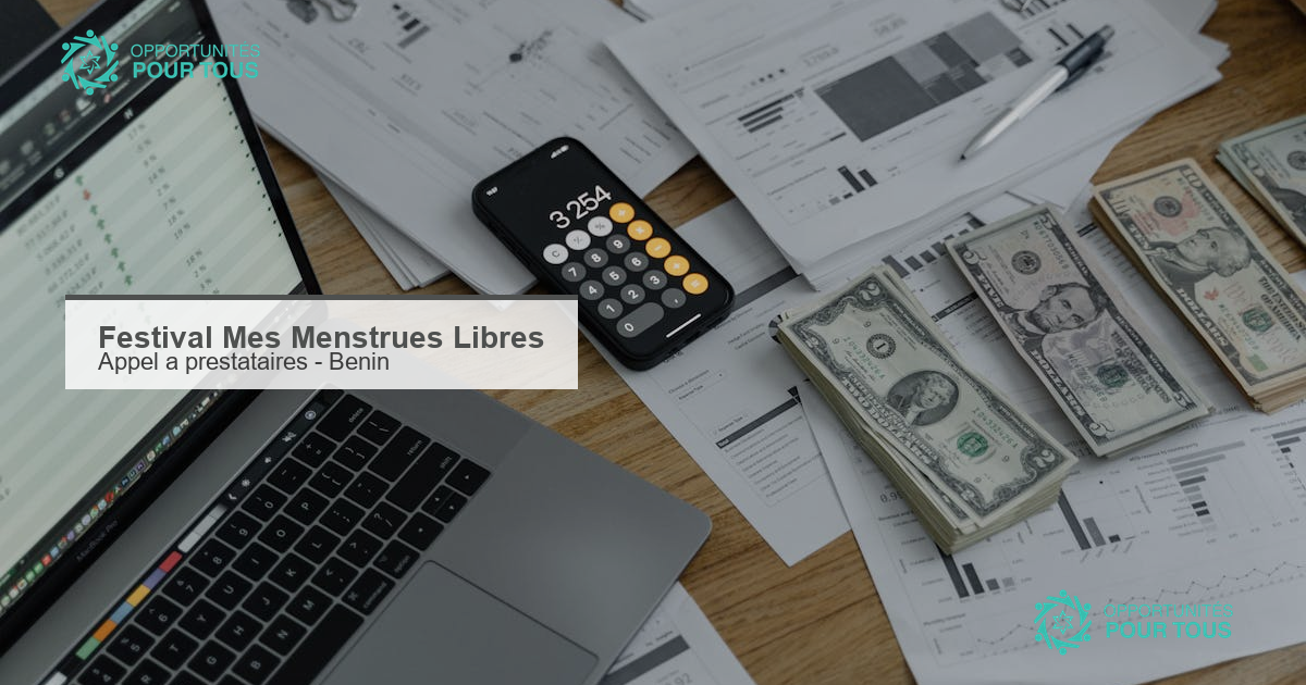 Festival « Mes Menstrues Libres Bénin » : appel à prestataires pour 8 domaines