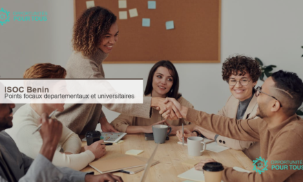 ISOC Bénin recrute des Points focaux départementaux et universitaires – mandat 2 ans