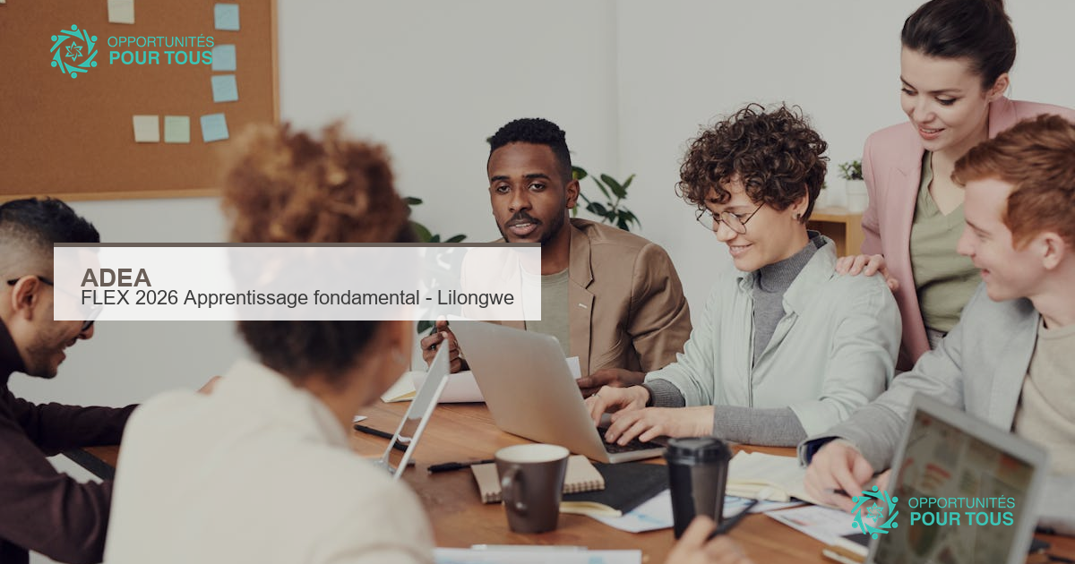 FLEX 2026 : conférence ADEA sur l&rsquo;apprentissage fondamental en Afrique au Malawi en juillet