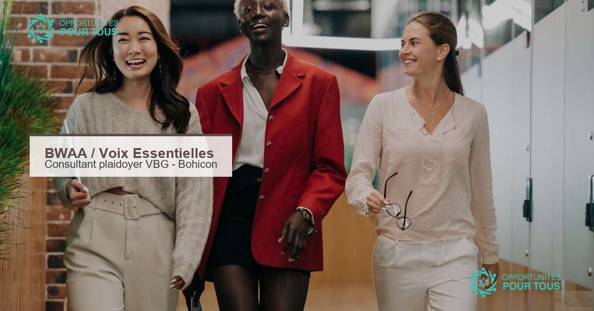 BWAA recrute un(e) consultant(e) national(e) en plaidoyer VBG pour Bohicon