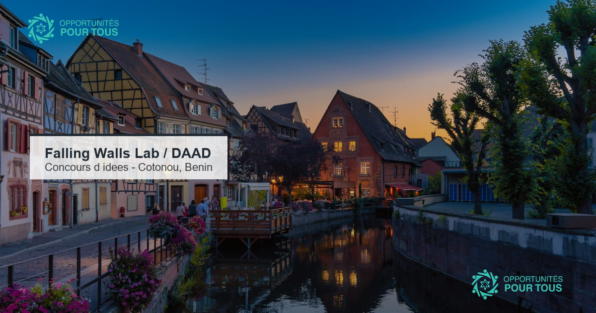 Falling Walls Lab Cotonou : 3 minutes pour présenter votre idée et gagner un voyage à Berlin