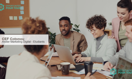 Atelier Marketing Digital en présentiel pour les étudiants du Bénin – CEF Cotonou