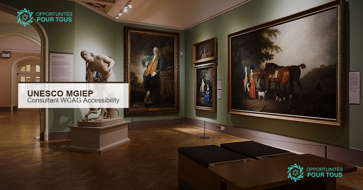 UNESCO MGIEP recherche un consultant WCAG pour l&rsquo;accessibilité de sa plateforme d&rsquo;apprentissage