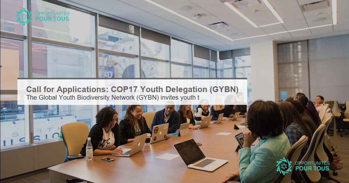 Call for Applications: COP17 Youth Delegation (GYBN)