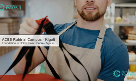 ACES Rubirizi Campus a Kigali : Foundation in Cold-Chain Course – 5 jours en presentiel
