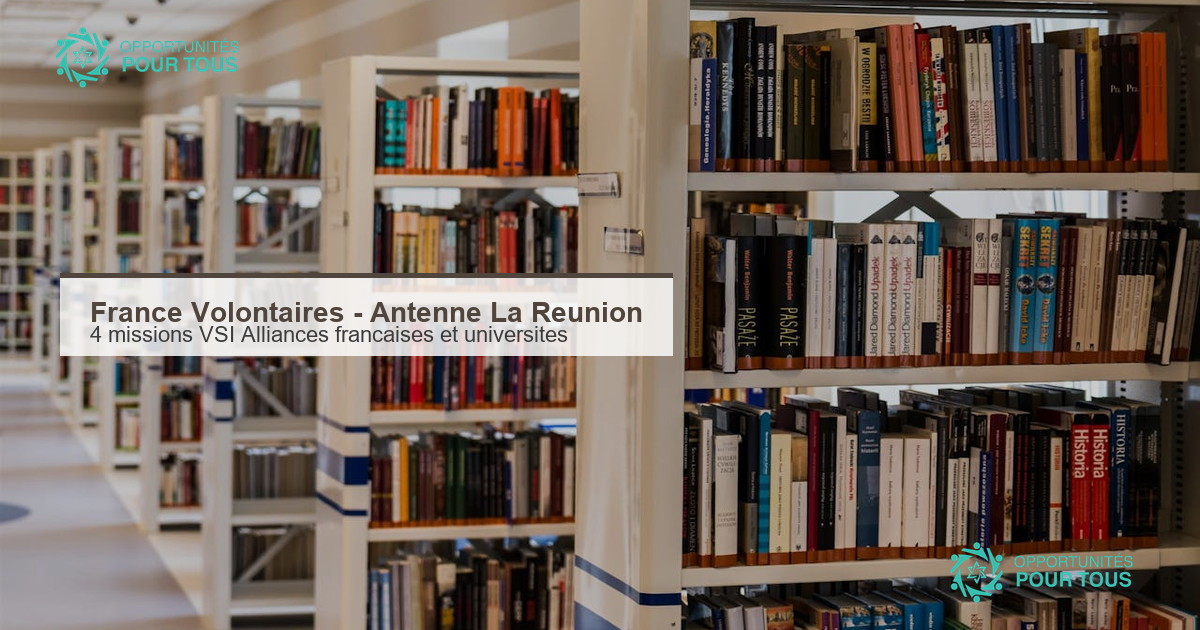 France Volontaires (antenne La Reunion) : 4 missions de Volontariat de Solidarite Internationale (Tanzanie, Maurice, Madagascar, Kenya)
