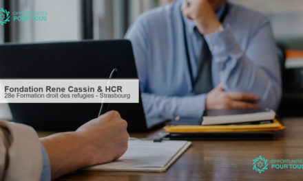 Fondation Rene Cassin & HCR : 28e Formation Intensive sur le Droit des Refugies a Strasbourg