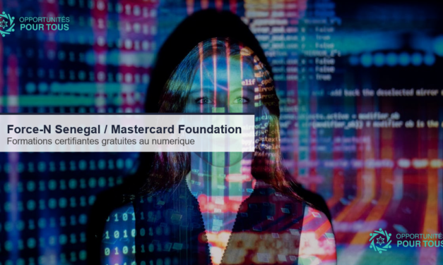 Force-N Senegal & Mastercard Foundation : formations certifiantes gratuites aux metiers du numerique