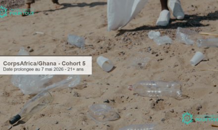 CorpsAfrica/Ghana Cohort 5 : la date limite des candidatures est prolongee au 7 mai 2026