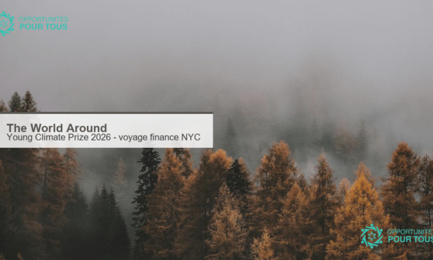 The World Around Young Climate Prize 2026 : voyage entierement finance vers New York City