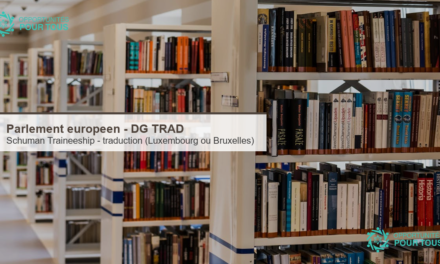 Parlement europeen : Schuman Traineeship a la Direction generale de la Traduction et du Langage clair (DG TRAD)