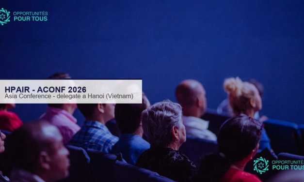 HPAIR ACONF 2026 : date prolongee au 15 mai pour devenir delegue(e) a Hanoi (Vietnam) en aout