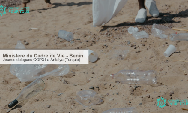 Benin : appel a candidatures pour la selection des jeunes delegues a la COP31 a Antalya (Turquie)