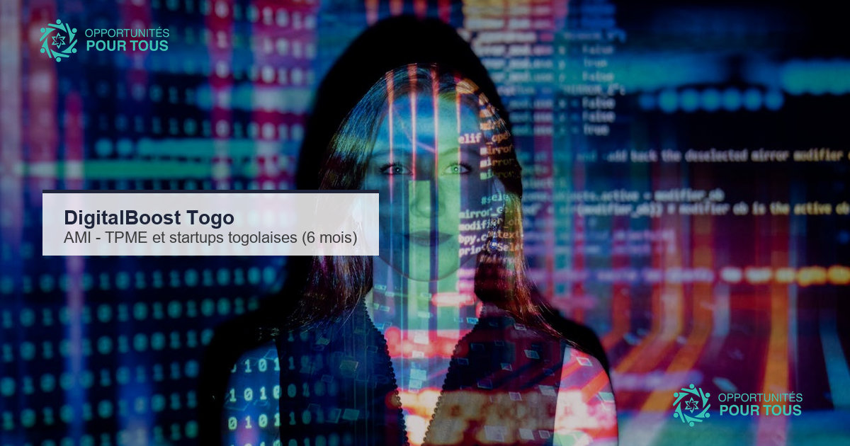 Togo : appel a manifestation d&rsquo;interet DigitalBoost pour les TPME et startups – 6 mois de transformation numerique