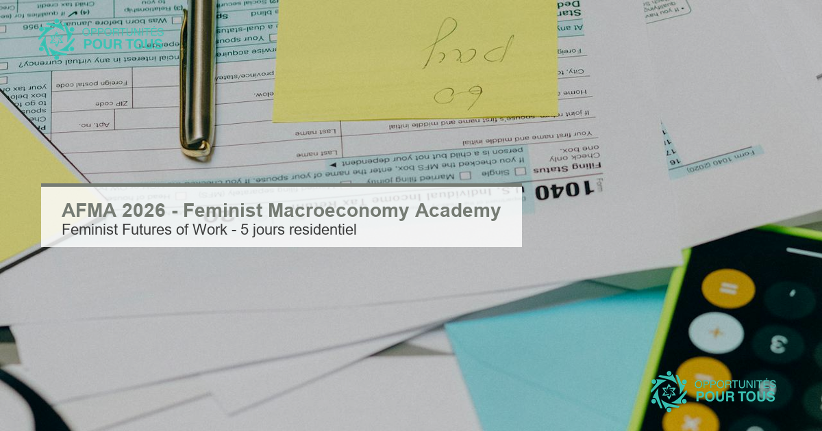 AFMA 2026 : African Feminist Macroeconomy Academy – 5 jours residentiels sur Feminist Futures of Work