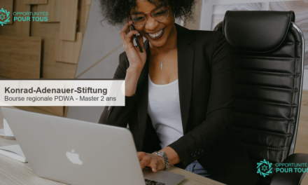 Konrad-Adenauer-Stiftung : Programme de bourse regional PDWA – financement Master sur 2 ans