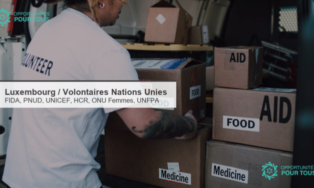 Le Luxembourg finance des UN Volunteers pour le FIDA, le PNUD, l&rsquo;UNICEF, le HCR, ONU Femmes et l&rsquo;UNFPA